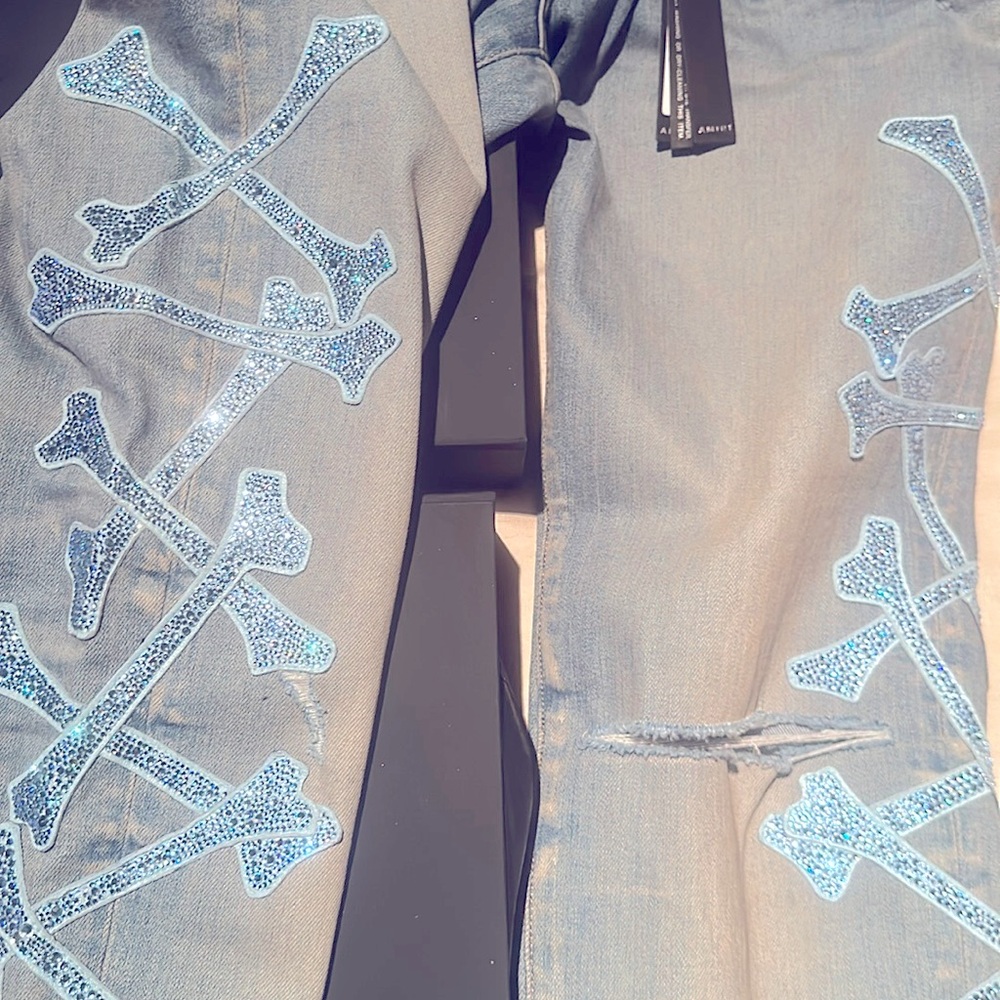 AMIRI BABY BLUE BONES